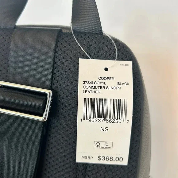 Michael Kors MK Cooper Logo Sling Pack Black - Picture 9 of 9